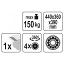 Yato YT-08791 fiókos műhelyzsámoly