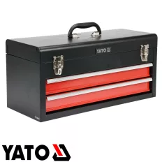   Yato YT-08872 fém szerszámosláda 520x218x255 mm (2 fiókos)