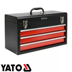   Yato YT-08873 fém szerszámosláda 520x218x300 mm (3 fiókos)