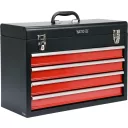 Yato YT-08874 fém szerszámosláda 520x218x360 mm (4 fiókos)