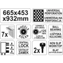 Yato YT-09000 szerszámkocsi, 7 fiókos (66,5x45,3x93,2 cm)