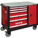Yato YT-09002 szerszámkocsi, 6 fiókos + szekrény (113x57x100 cm)