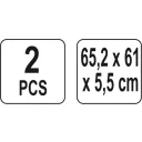Yato YT-09072 kiegészítő perforált hátfal szerszámkocsihoz