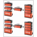 Yato YT-09101 moduláris fém szerszámoskocsi 520x320x720 mm (3 modulos)