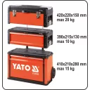 Yato YT-09102 moduláris fém szerszámoskocsi 520x320x720 mm (3 modulos)