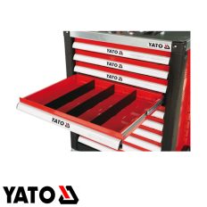   Yato YT-0911 fiókos elválasztó lemez szerszámos kocsihoz, 391x128x4 mm