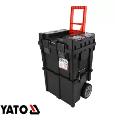   YATO YT-09160 kerekes szerszámosláda (műanyag), 495x350x710 mm