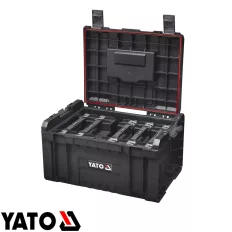   YATO YT-09163 szerszámosláda +5 darab organiser doboz (műanyag), 450x241x321 mm