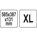 YATO YT-09180 rendszerező doboz (műanyag), 585x387x131 mm