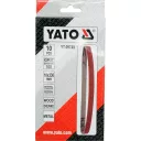 Yato YT-09745 végtelenített csiszolószalag (fa-fém), 10x330 mm, P100, 10 darabos