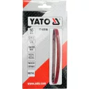 Yato YT-09746 végtelenített csiszolószalag (fa-fém), 10x330 mm, P120, 10 darabos