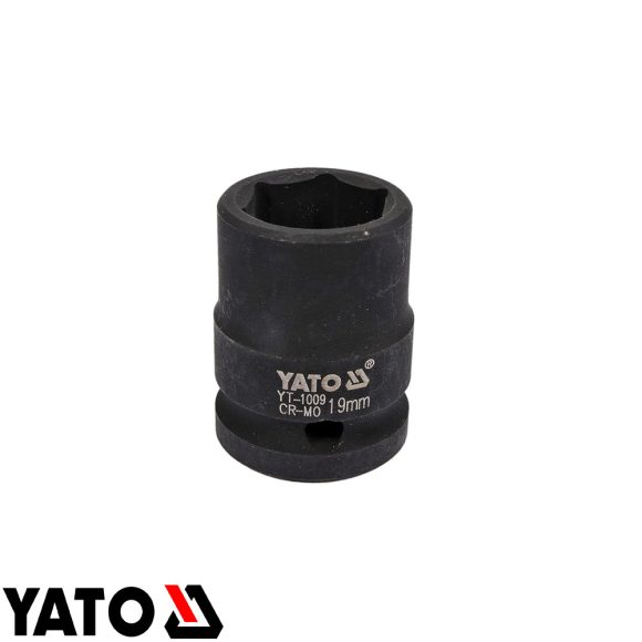 Yato YT-1009 gépi dugókulcs, hatlapú, CrMo 1/2" - 19 mm