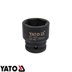   Yato YT-1016 gépi dugókulcs, hatlapú, CrMo 1/2" - 26 mm