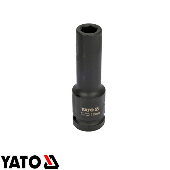 Yato YT-1030 gépi hosszú dugókulcs, hatlapú, CrMo 1/2" - 10 mm