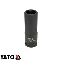  Yato YT-1038 gépi hosszú dugókulcs, hatlapú, CrMo 1/2" - 18 mm