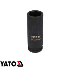   Yato YT-1041 gépi hosszú dugókulcs, hatlapú, CrMo 1/2" - 21 mm