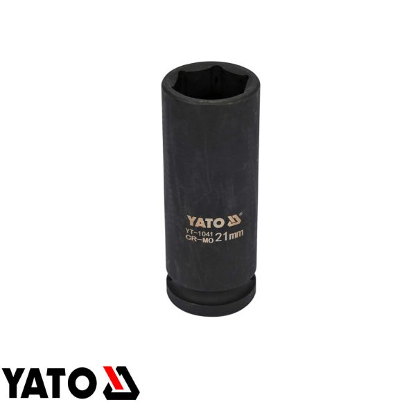Yato YT-1041 gépi hosszú dugókulcs, hatlapú, CrMo 1/2" - 21 mm