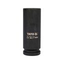 Yato YT-1041 gépi hosszú dugókulcs, hatlapú, CrMo 1/2" - 21 mm