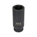 Yato YT-1043 gépi hosszú dugókulcs, hatlapú, CrMo 1/2" - 23 mm