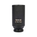 Yato YT-1047 gépi hosszú dugókulcs, hatlapú, CrMo 1/2" - 27 mm