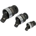 Yato YT-10642 gépi csukló készlet, gömb illesztés, CrMo (1/4"-3/8"-1/2")