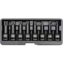 Yato YT-1069 gépi dugókulcs SPLINE bit készlet 1/2" CrMo, 8 részes M5-M18 mm