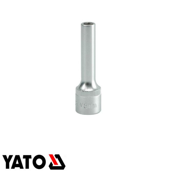 Yato YT-1221 hatlapú hosszú dugókulcs 1/2" - 8 mm (AS-DRIVE) L= 76 mm