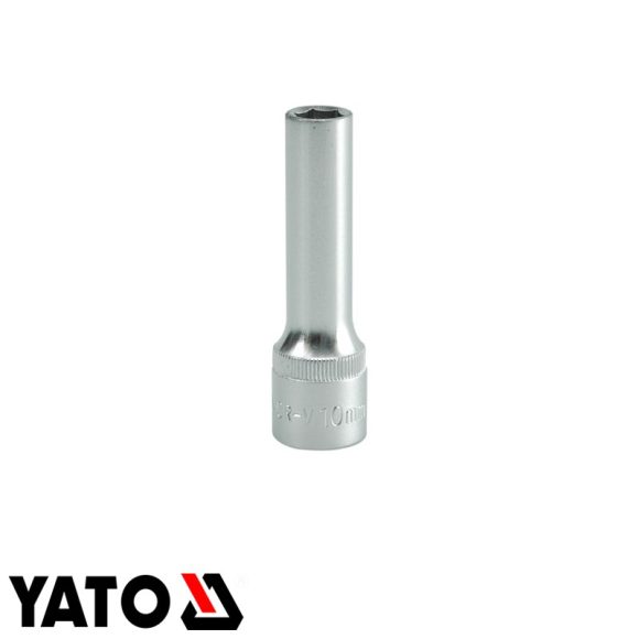 Yato YT-1223 hatlapú hosszú dugókulcs 1/2" - 10 mm (AS-DRIVE) L= 76 mm