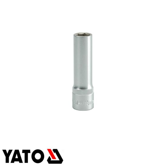 Yato YT-1226 hatlapú hosszú dugókulcs 1/2" - 13 mm (AS-DRIVE) L= 76 mm