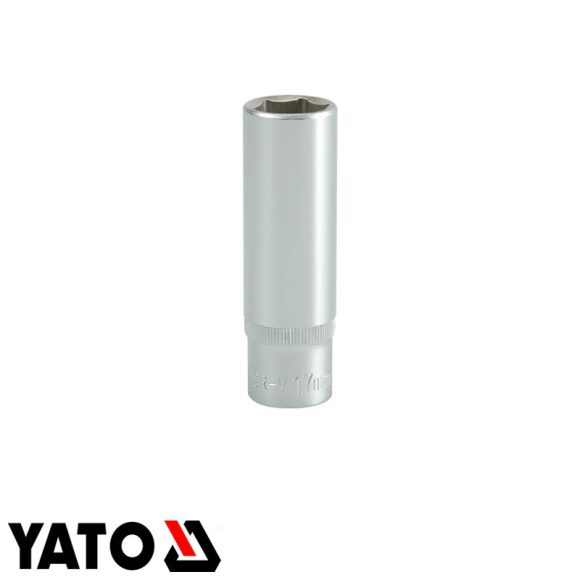 Yato YT-1230 hatlapú hosszú dugókulcs 1/2" - 17 mm (AS-DRIVE) L= 76 mm