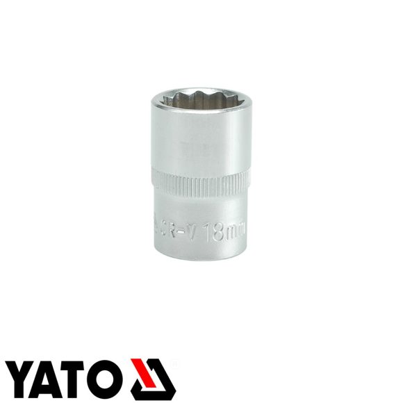 Yato YT-1280 12 szögletű dugókulcs 1/2" - 18 mm (AS-DRIVE)