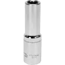 Yato YT-12933 12 szögletű hosszú dugókulcs 1/2" CrV - 11 mm, L=77mm (AS-DRIVE)