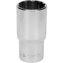 Yato YT-12948 12 szögletű hosszú dugókulcs 1/2" CrV - 30 mm, L=77mm (AS-DRIVE)