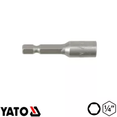   Yato YT-1502 dugókulcs behajtó bit CrV - 7 mm (1/4", mágneses)