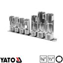Yato YT-17508 nyitott dugókulcs készlet 3/8"-1/2" CrV - 10-19 mm (7 részes)