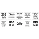 Yato YT-1922 egyenes lemezvágó olló, hosszú éllel - 290 mm