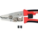 Yato YT-19682 kábelvágó és blankoló fogó - 200 mm (max Ø 10,5 mm)