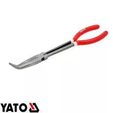   Yato YT-20411 hosszúcsőrű fogó CrV, 45 fokos hajlított  - 285 mm