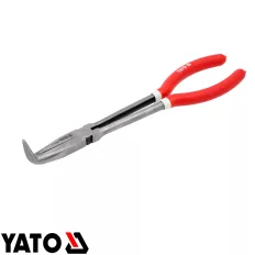   Yato YT-20412 hosszúcsőrű fogó CrV, 90 fokos hajlított  - 285 mm