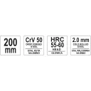 Yato YT-2052 harapófogó CrV - 200 mm