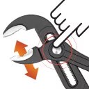 Yato YT-20891 vízpumpafogó CrV, gyorsgombos - 240 mm