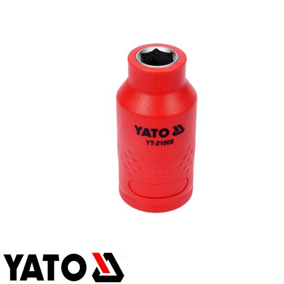 Yato YT-21008 szigetelt hatlapú dugókulcs 3/8" - 8 mm (VDE 1000V)