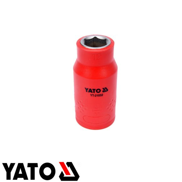 Yato YT-21032 szigetelt hatlapú dugókulcs 1/2" - 12 mm (VDE 1000V)