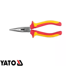   Yato YT-21154 szigetelt egyenes hosszúcsőrű fogó CrV 160 mm (VDE)