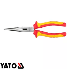   Yato YT-21155 szigetelt egyenes hosszúcsőrű fogó CrV 200 mm (VDE)