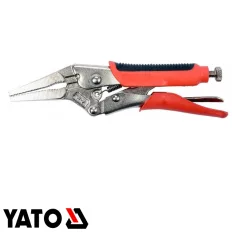   Yato YT-2155 hosszított egyenes önzáró fogó CrV - 165 mm