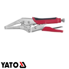   Yato YT-2156 hosszított egyenes önzáró fogó CrV - 220 mm