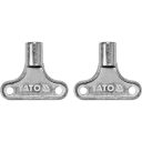 Yato YT-21991 radiátor légtelenítő kulcs, 2 db