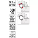 Yato YT-22005 gyorsbeálló kombinált anya- és csőfogó kulcs - 300 mm (16-38 mm)