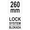 Yato YT-22380 csőszűkítő fogó - 260 mm 2+3 pengéjű (45 mm széles)